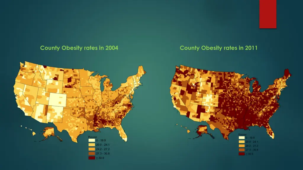 county obesity rates in 2004