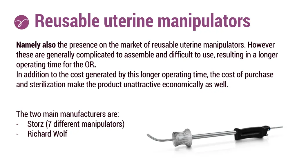 reusable uterine manipulators