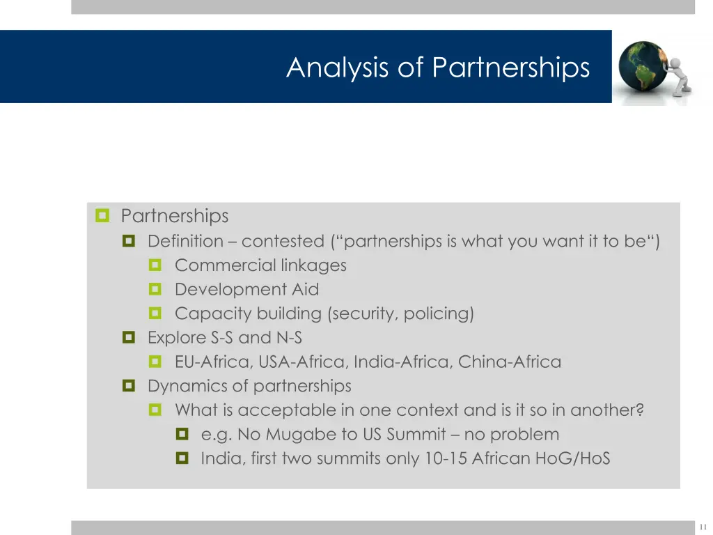analysis of partnerships