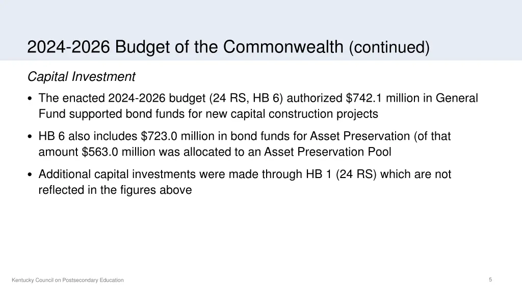 2024 2026 budget of the commonwealth continued
