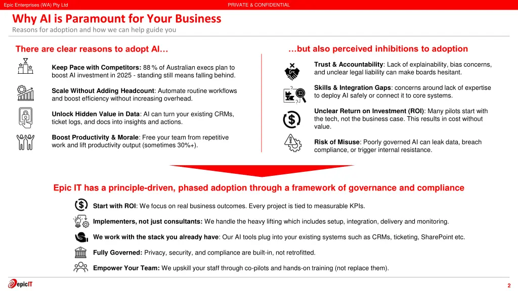 epic enterprises wa pty ltd why ai is paramount