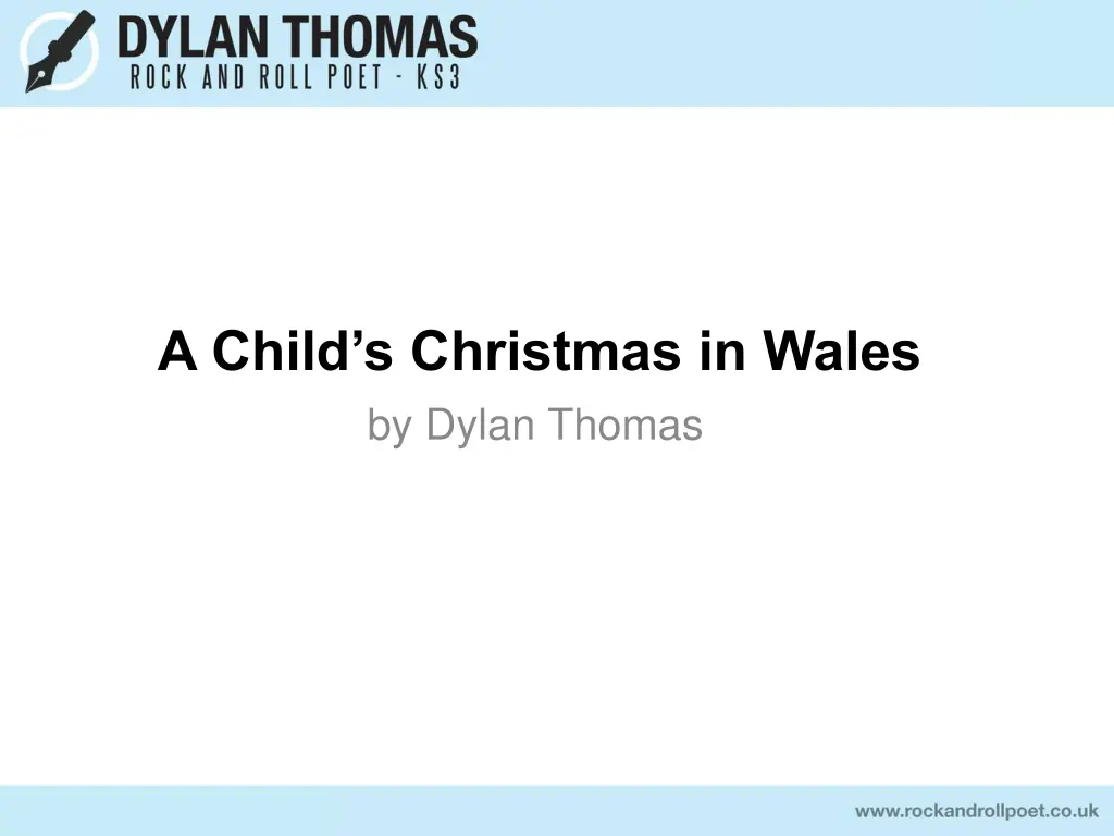 a child s christmas in wales by dylan thomas