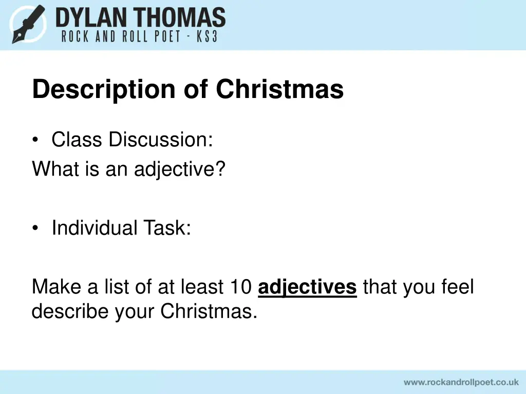 description of christmas