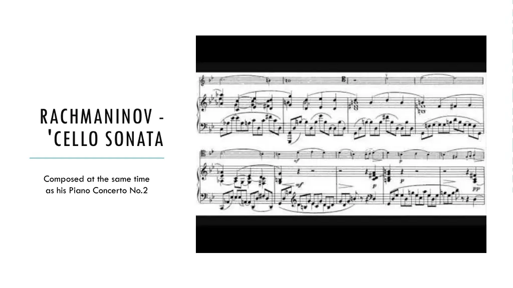rachmaninov cello sonata