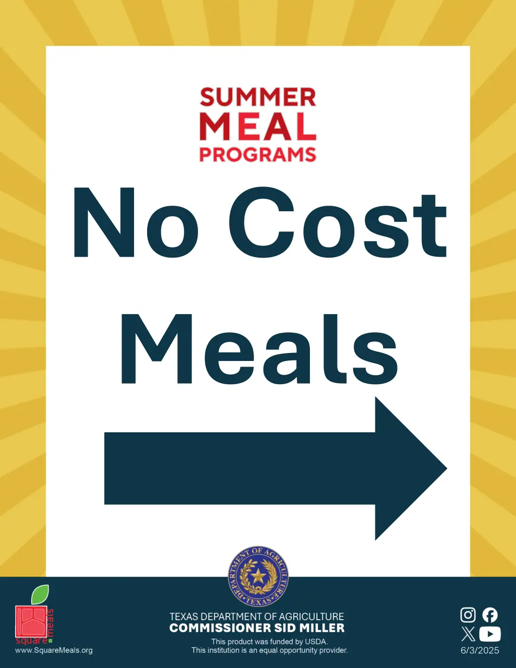 no cost meals
