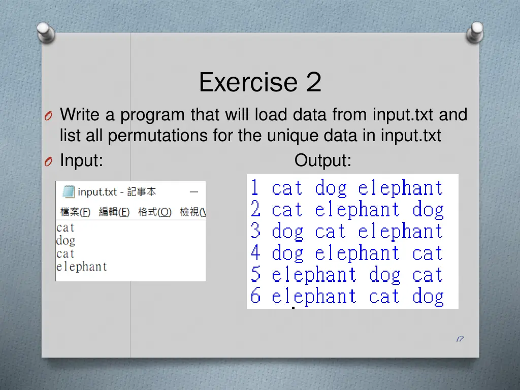 exercise 2
