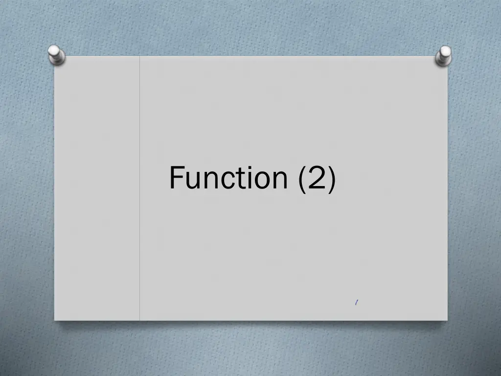 function 2