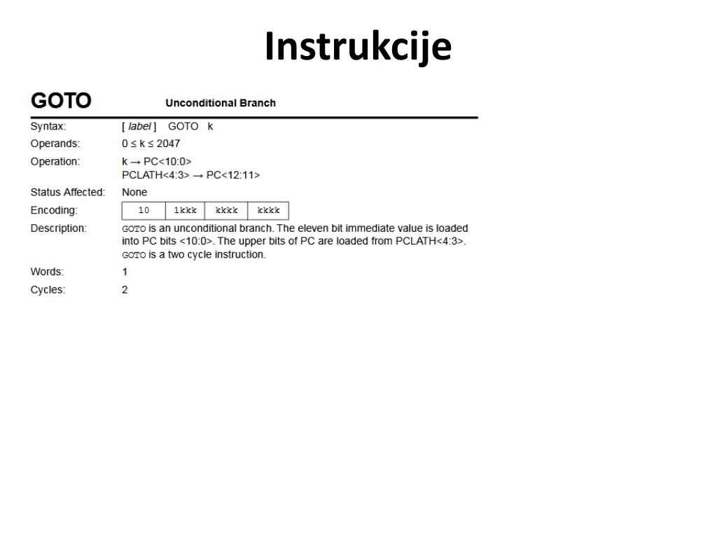 instrukcije