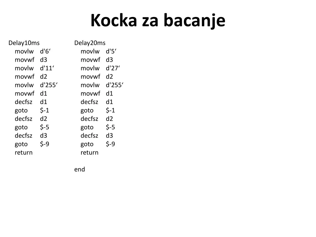 kocka za bacanje 2