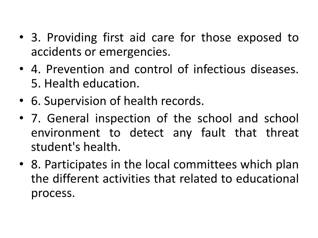 3 providing first aid care for those exposed