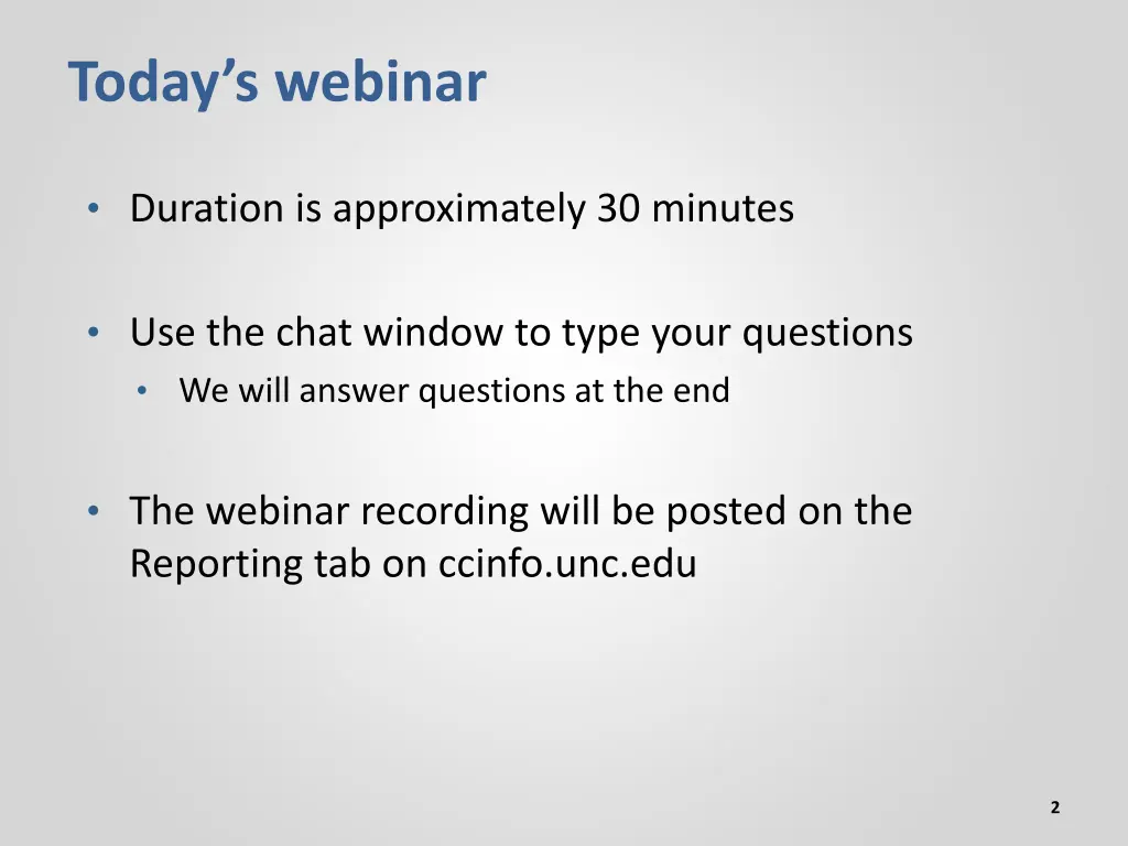 today s webinar