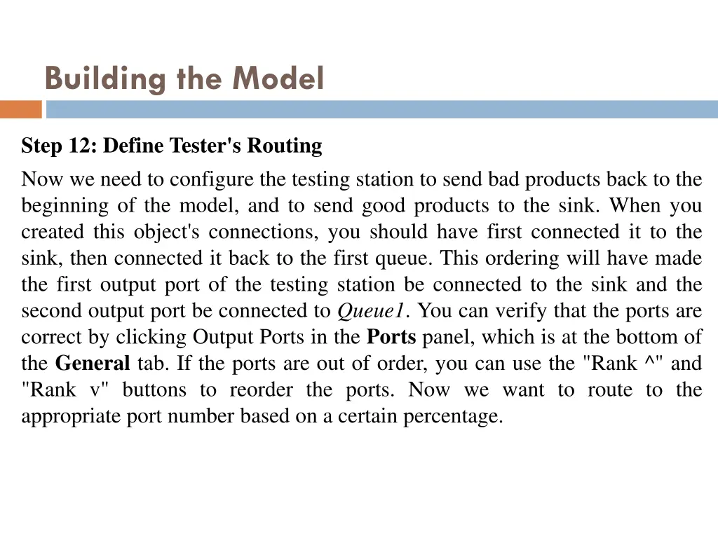 building the model 21