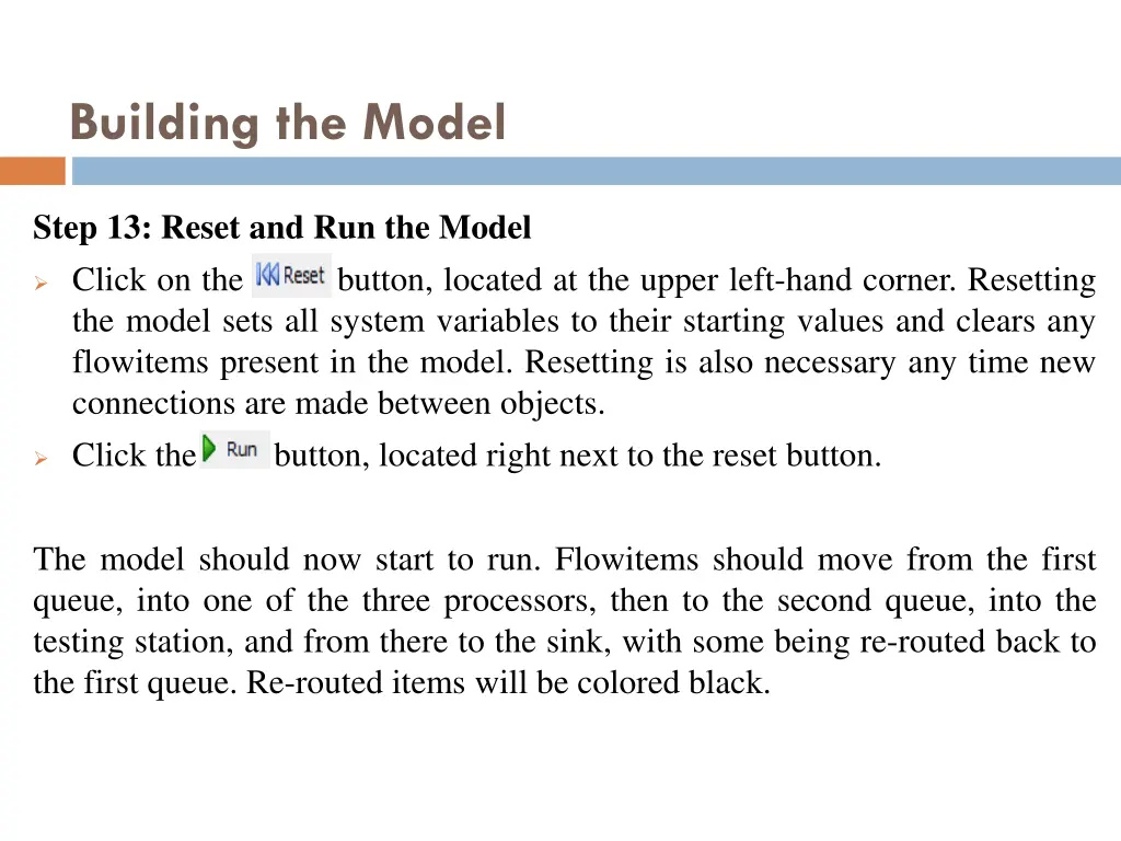 building the model 25