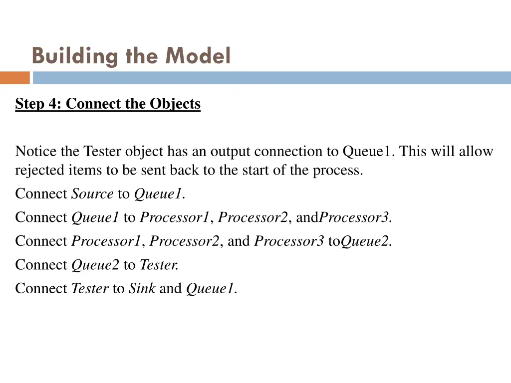 building the model 4