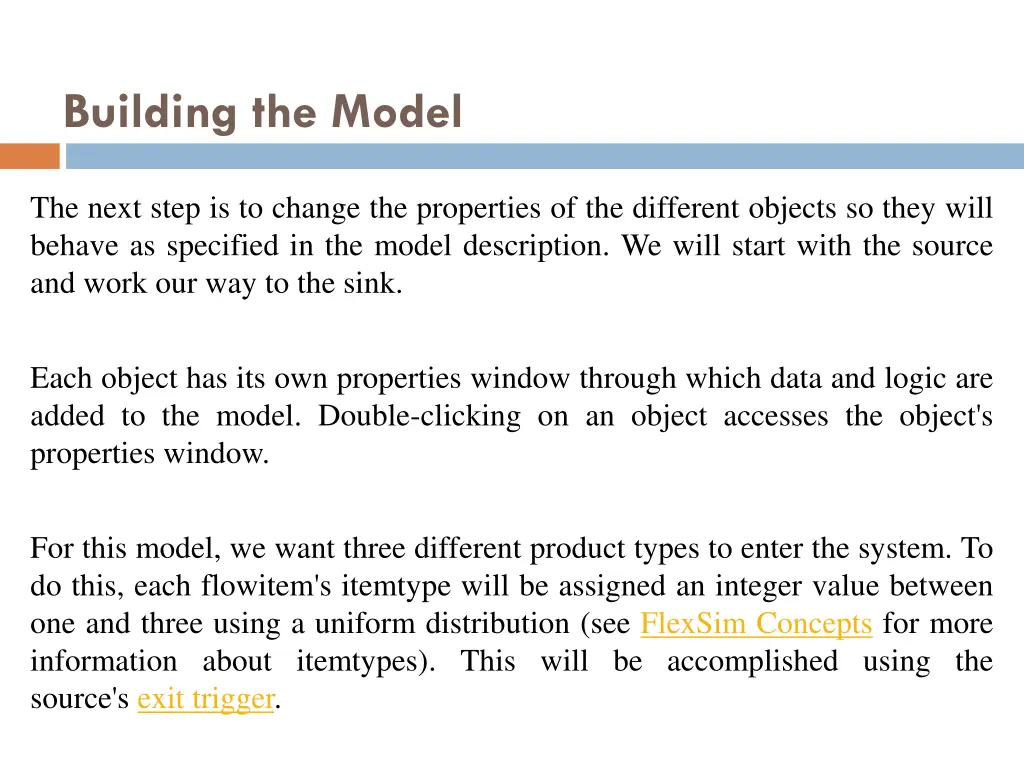 building the model 6