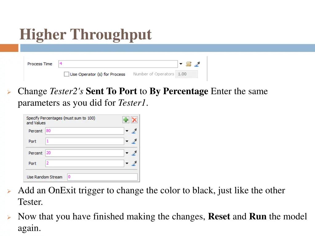 higher throughput 1