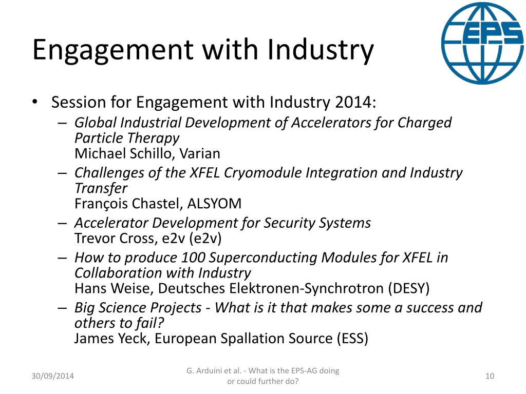engagement with industry 1
