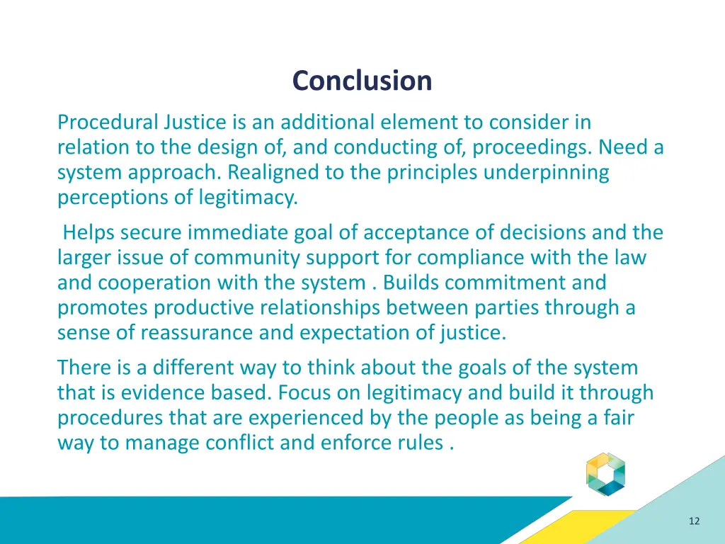 conclusion