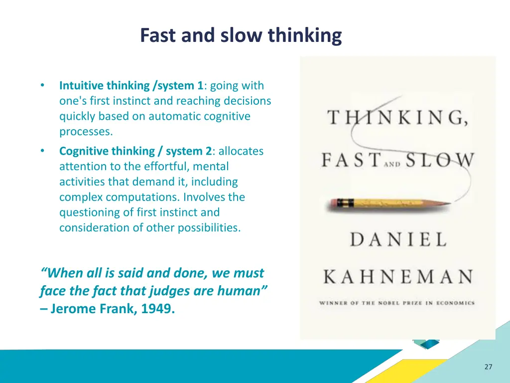 fast and slow thinking