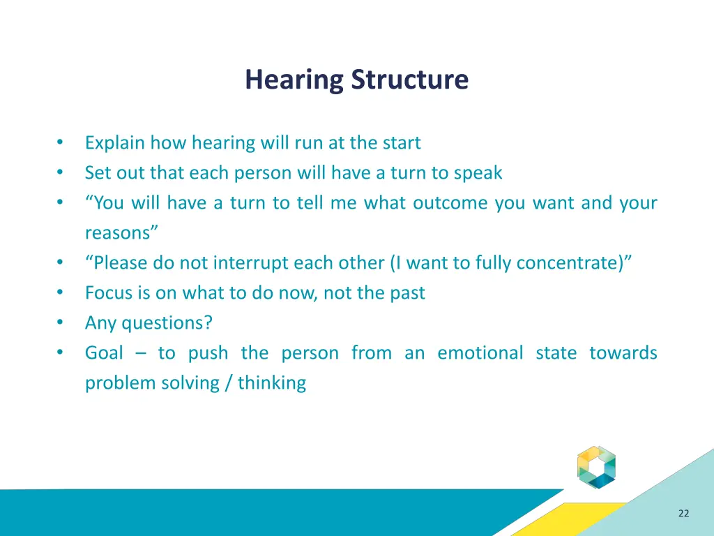 hearing structure
