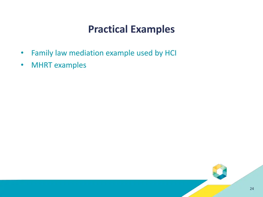 practical examples