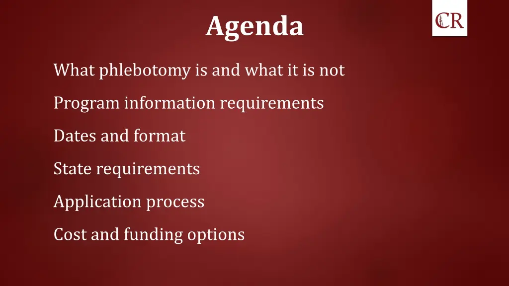 agenda