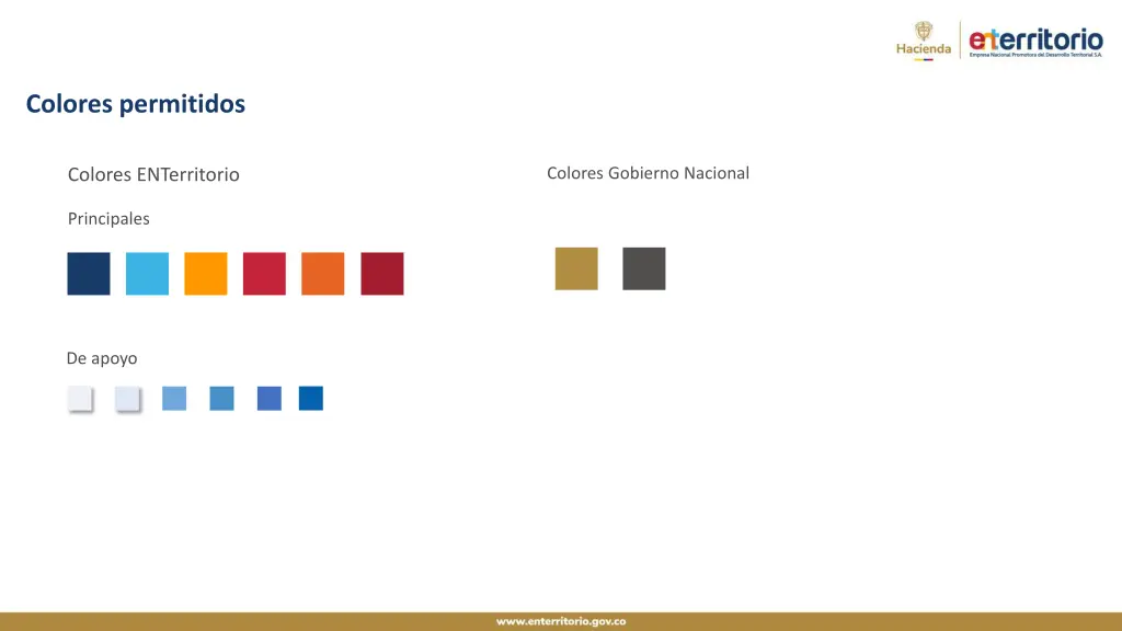 colores permitidos
