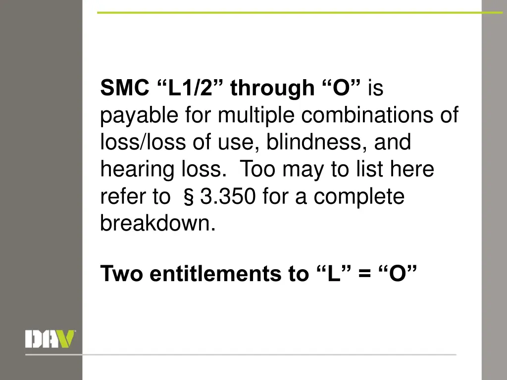 smc l1 2 through o is payable for multiple