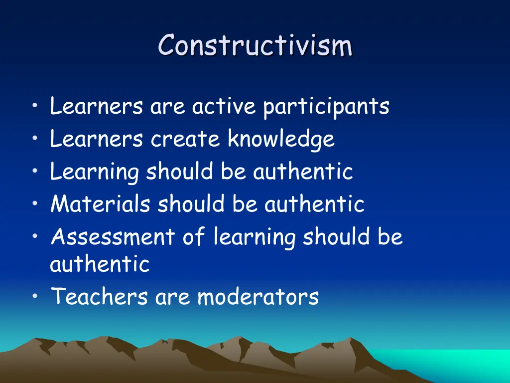 constructivism