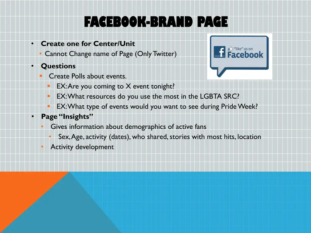 facebook facebook brand page brand page