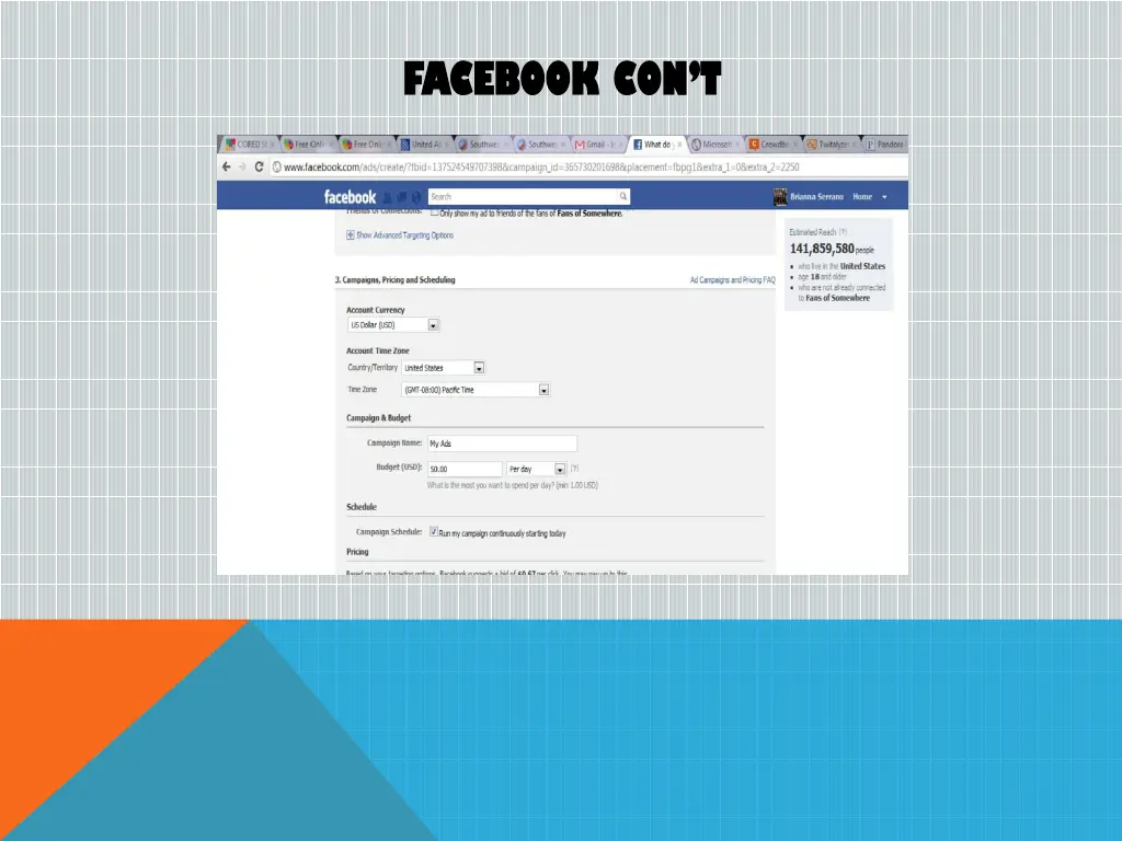 facebook facebook con t