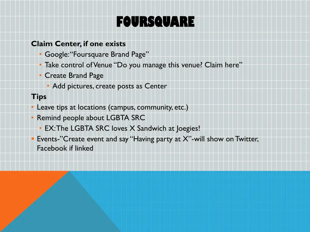 foursquare foursquare