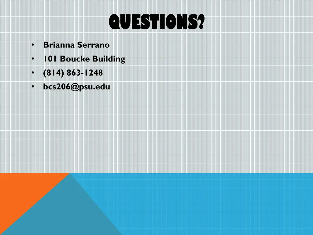questions questions