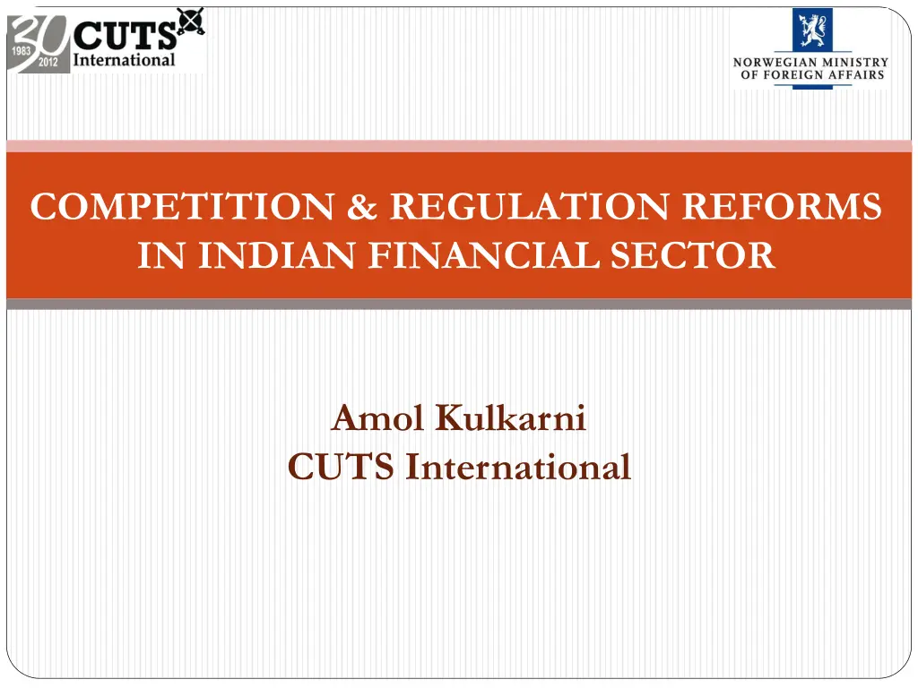 competition regulation reforms in indian