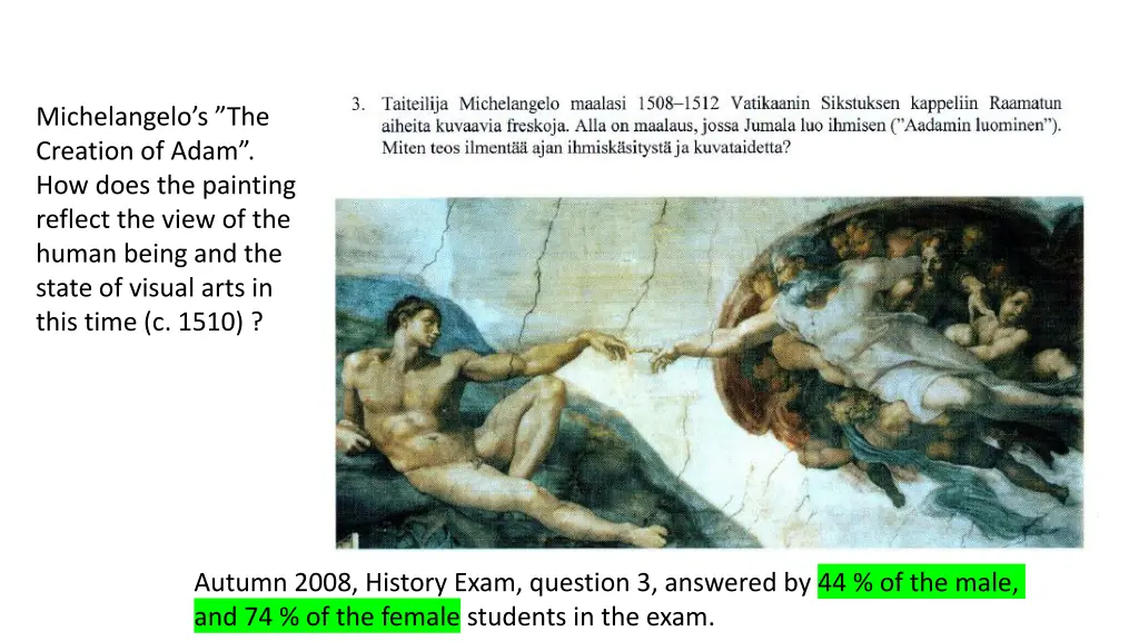 michelangelo s the creation of adam how does