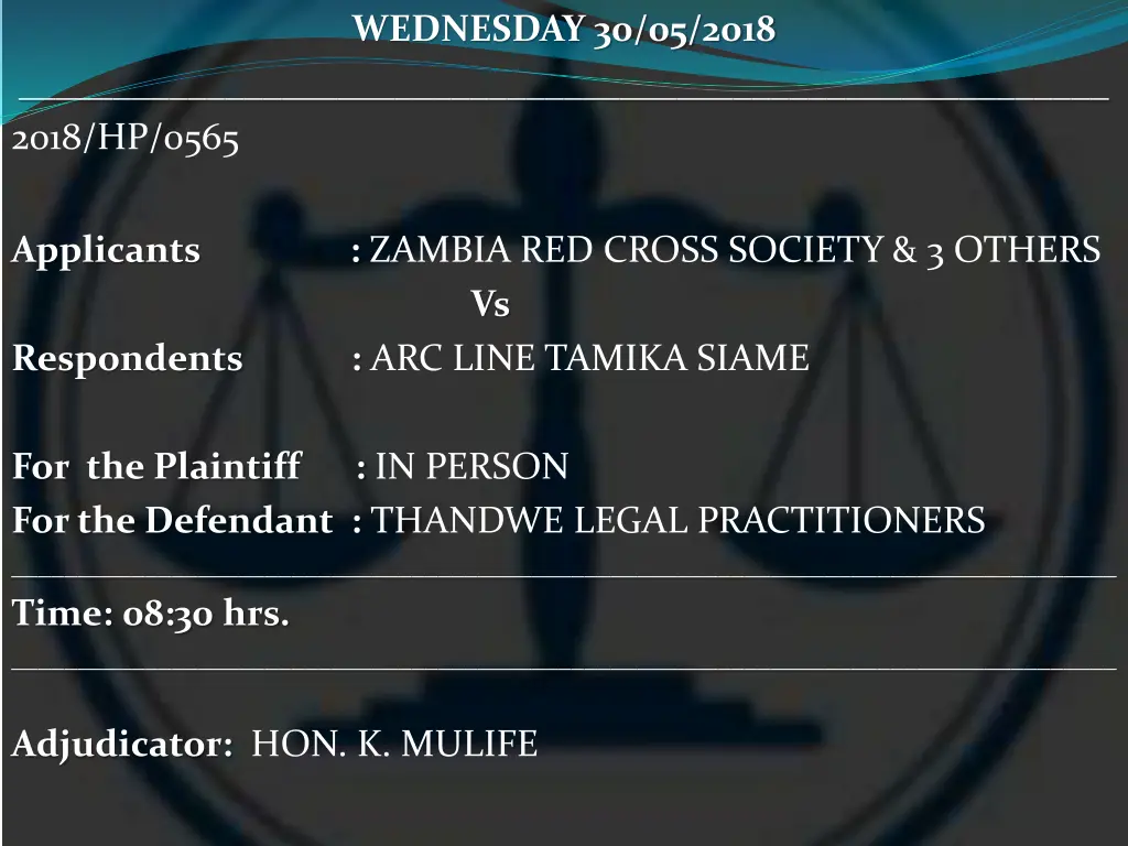 wednesday 30 05 2018 14