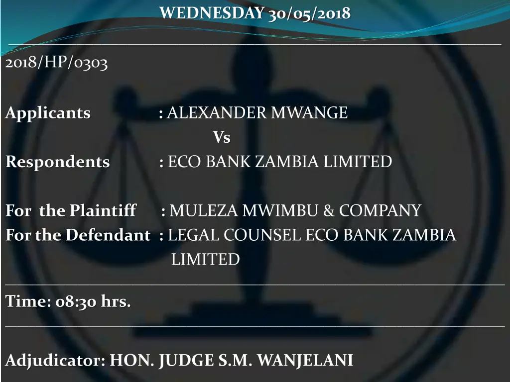 wednesday 30 05 2018 17