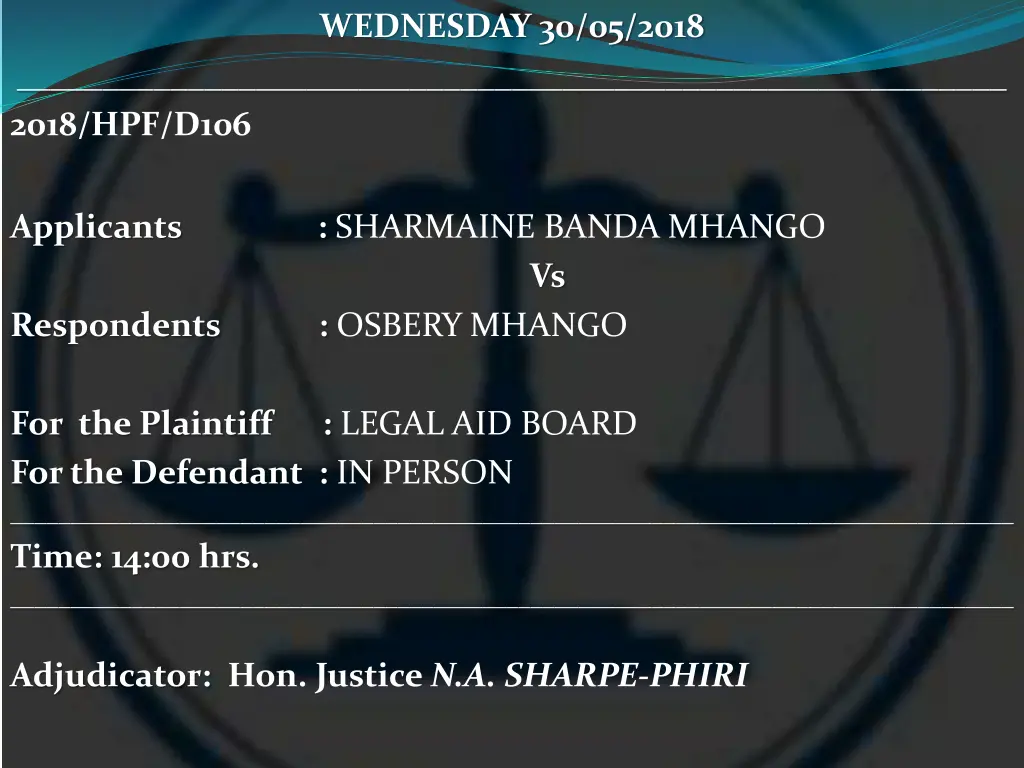 wednesday 30 05 2018 8