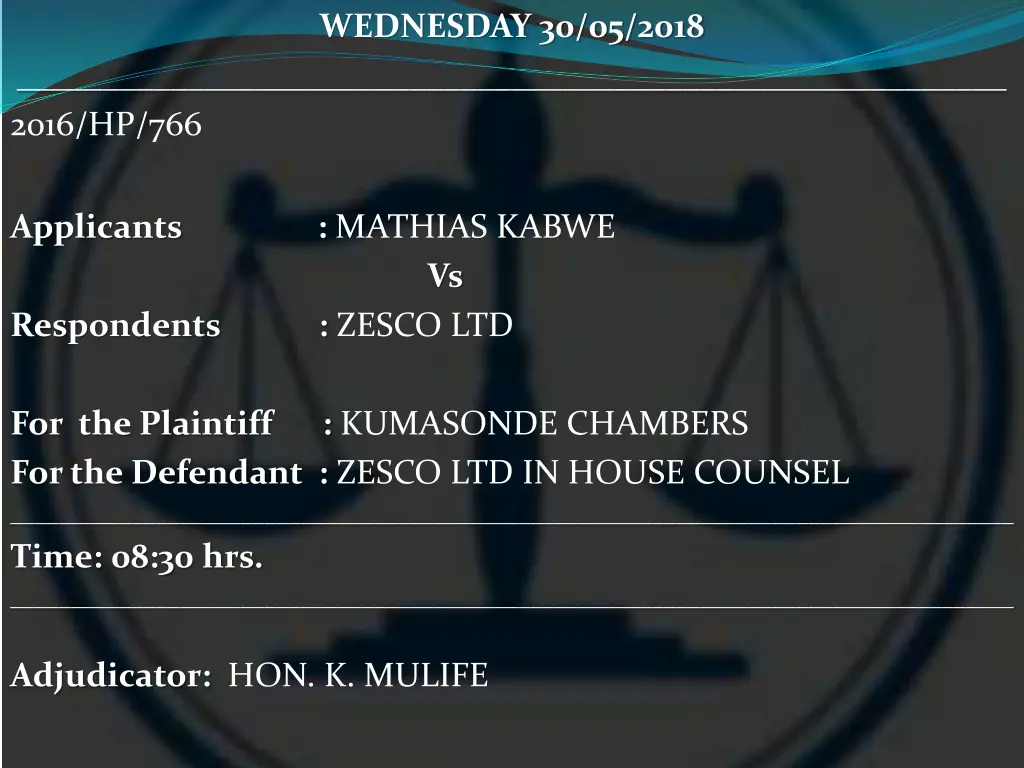 wednesday 30 05 2018 9