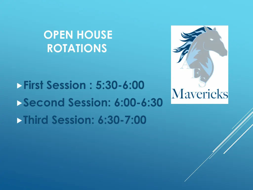 open house rotations