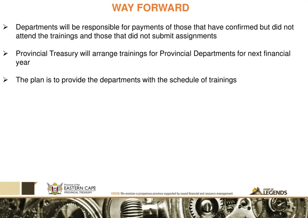 way forward