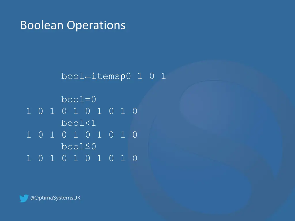 boolean operations