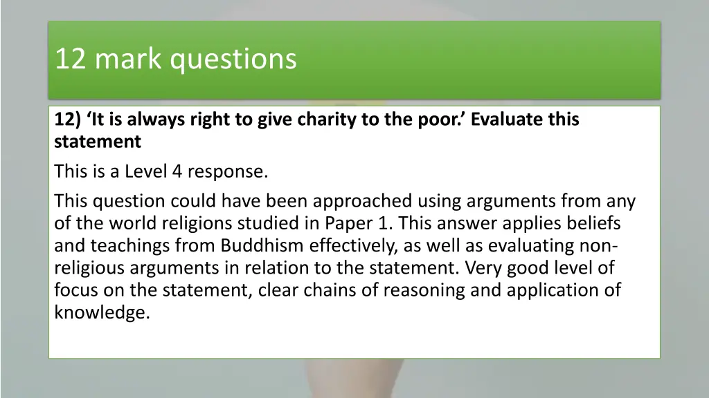 12 mark questions 1