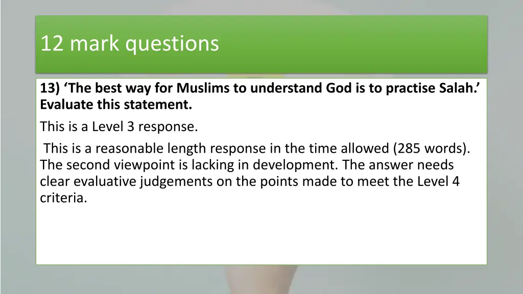 12 mark questions 2