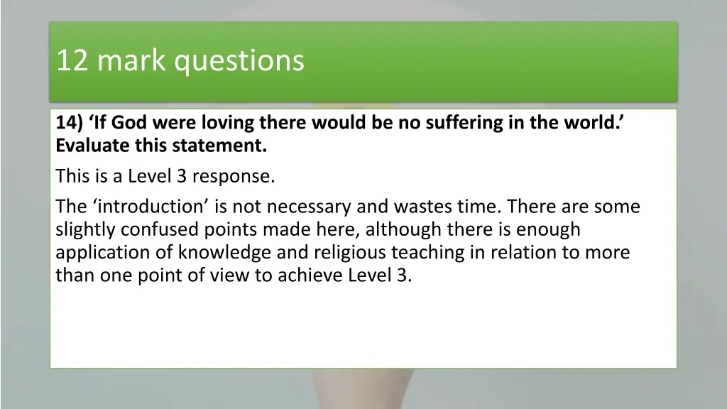 12 mark questions 3