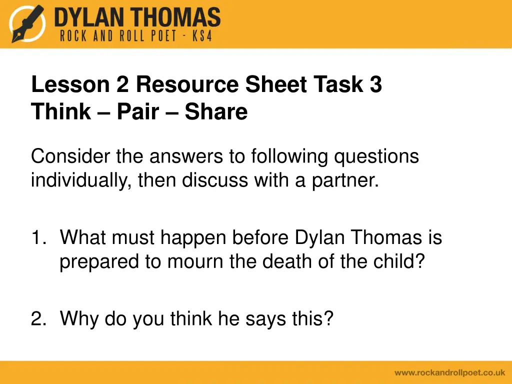 lesson 2 resource sheet task 3 think pair share