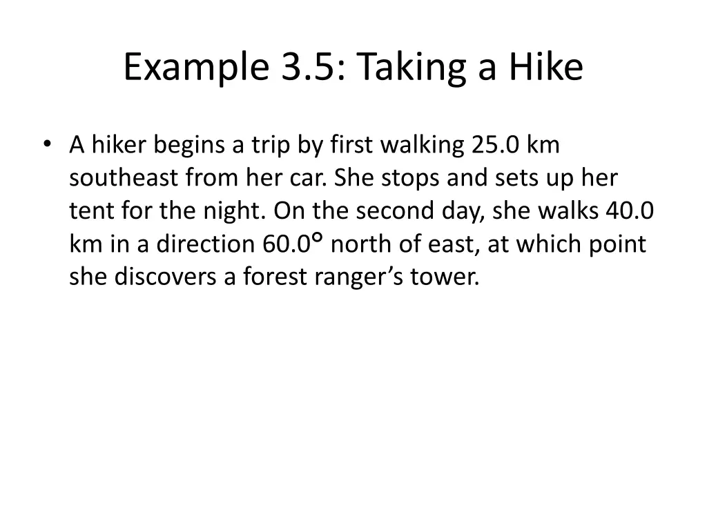 example 3 5 taking a hike