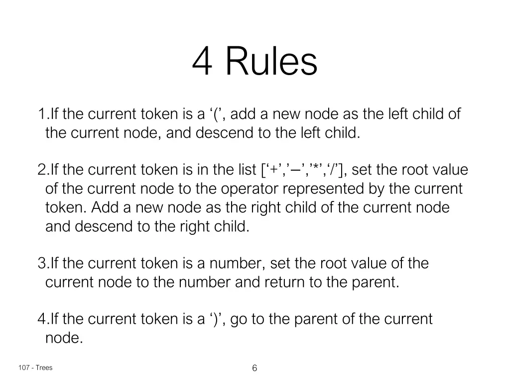 4 rules