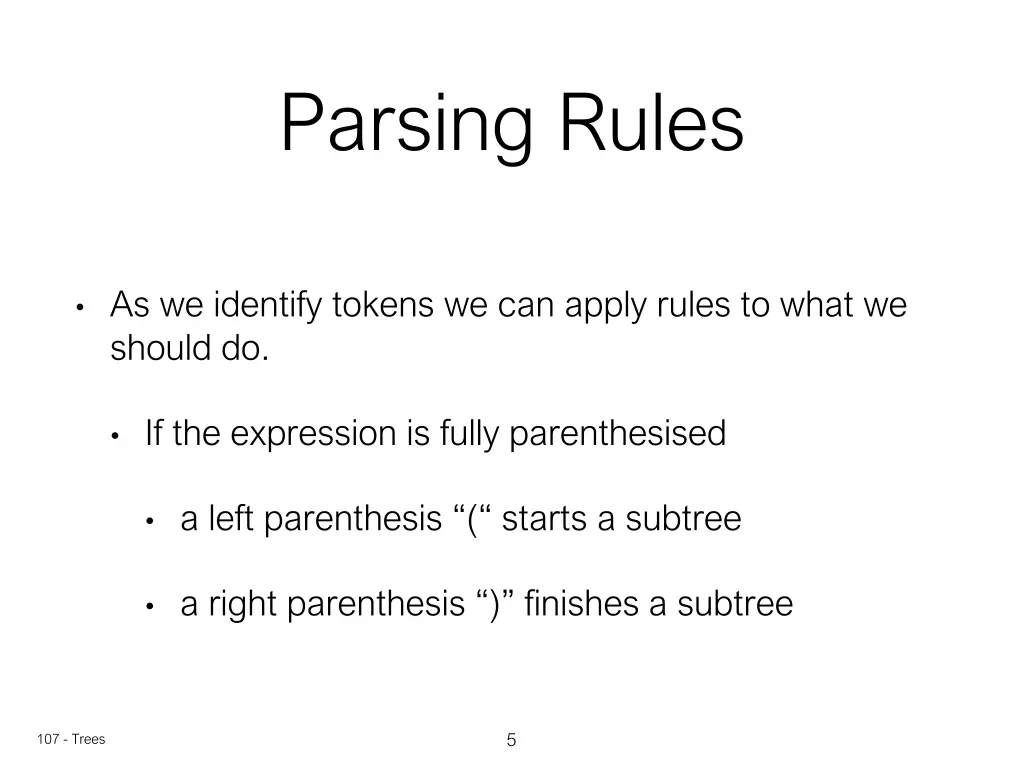 parsing rules