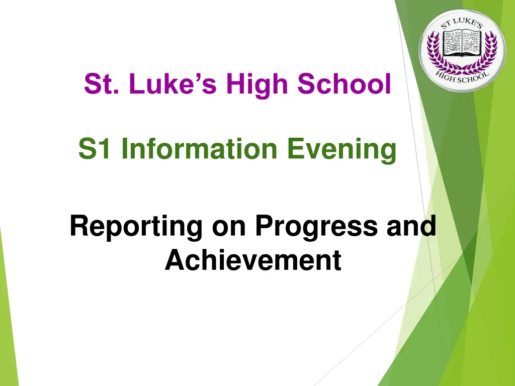 st luke s high school